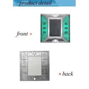 Cat Eye Aluminum Solar Traffic Reflective Strobe Light IP68 Highway Multiple