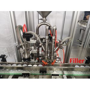 Micro computerized Jar Filling And Capping Machine Cosmetic Packaging