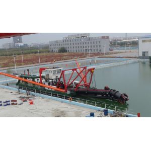 Heavy duty Sand Dredger with 864kW Diesel Engine Max 1400 cbm/h Capacity