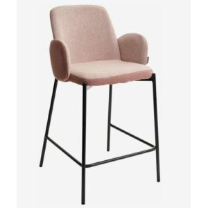 Cheap Big Comfortable Seat Upholstery Fabric Kitchen Bar Stools With Footrest for sale