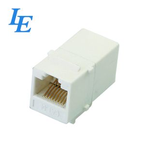 Silver Rj45 180 Keystone Jack With FCC Connector Fitting For Cat 5e General
