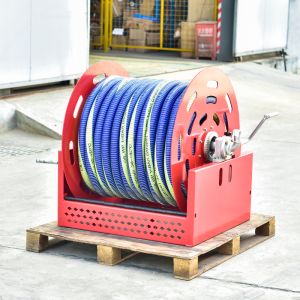 Key words Large 100meter Manual Retractable Fuel Hose Reel for Oil Fields in