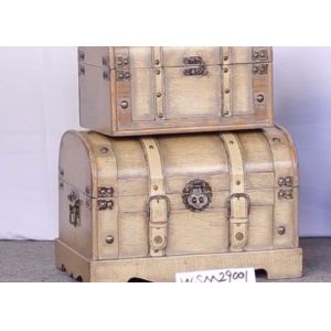 China Europe Style 1L MDF L41 Reclaimed Wood Storage Trunk on sale