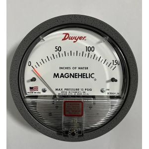 Dwyer 2150 Magnehelic Differential Pressure Gauge 0-150" w.c., minor divisions 5
