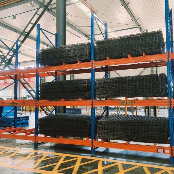 Customized Warehouse Pallet Rack With Orange Industrial Adjustable Heavy Duty Racks