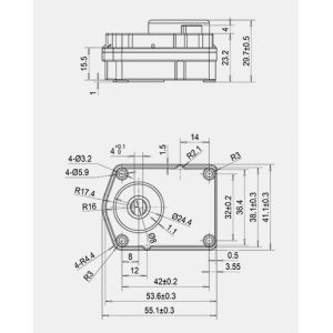 5VDC Zone Valve Motor 1/2" IP67 Motorized Control Valve Actuator