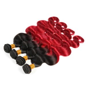 China Fashion Ombre Human Hair Extensions 10 Inch - 30 Inch Soft And Smooth Hair on sale