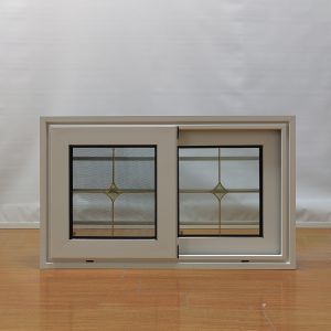 Double Tempered Glass Aluminium Sliding Windows Customized Window Good Sound