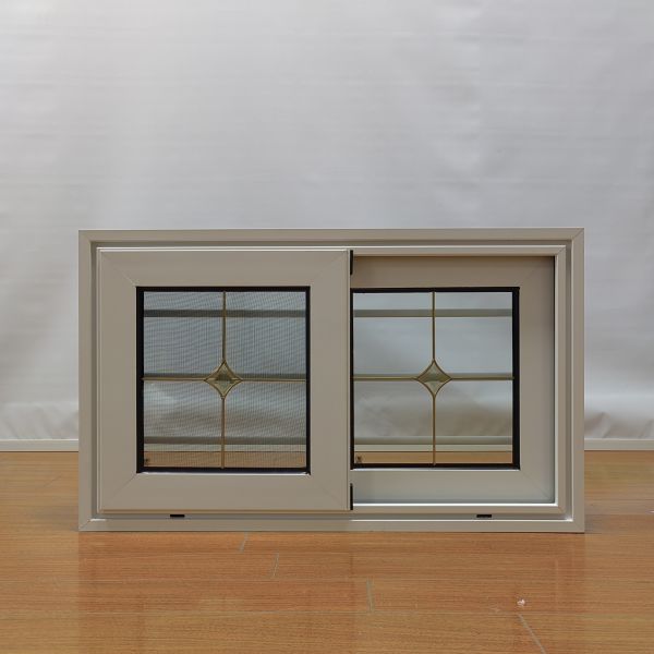 Double Tempered Glass Aluminium Sliding Windows Customized Window Good Sound