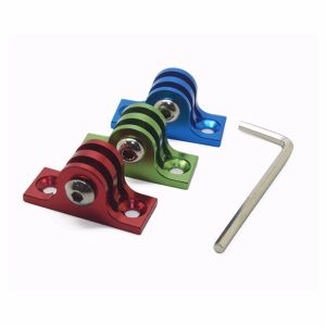 CNC Aluminum Alloy Tripod Adapter Mount With Tool For GoPro Hero 5 4S 4 3+ 3 2