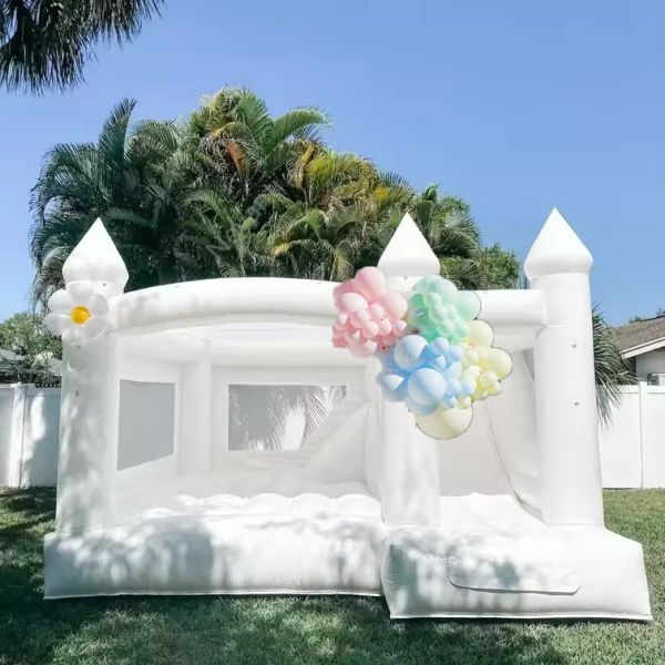 Customized Color Inflatable Commercial Bouncy Castle With Air Blower Gender Unisex