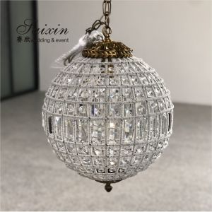 Round Crystal Ball Chandelier Lighting Fixture Lamp Chandeliers Ceiling 60cm