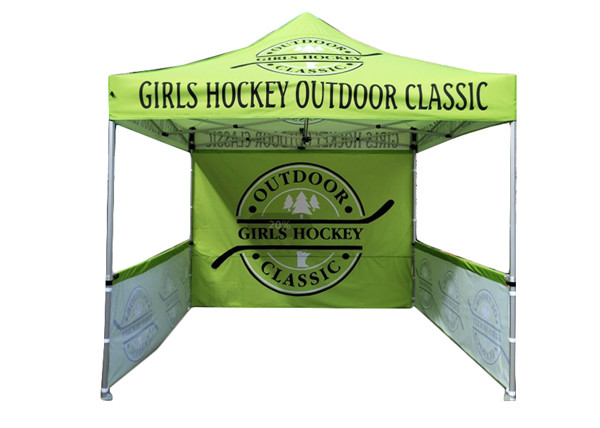 Quality Outdoor Pop Up Canopy Tent With Half Sidewalls, Customized 10x10ft Advertising Tent For Promotion Show wholesale