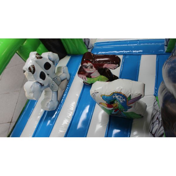 Anti Uv Jumping Fun Inflatable Play Park / Inflatable Kids Playground