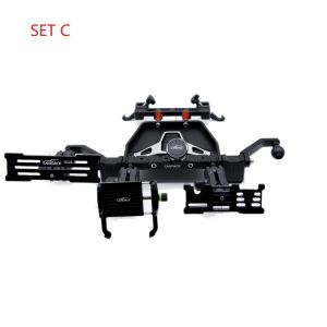 TK 300 Black Dash Phone Holder for Flexible Angle and Center Console Bracket Set