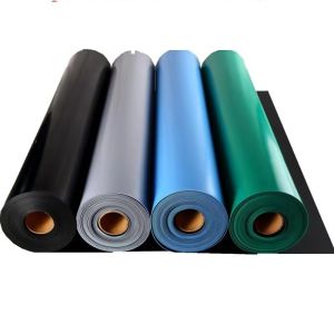 Shiny Dull ESD Rubber Mat Antistatic Table Floor Mat For Workbench