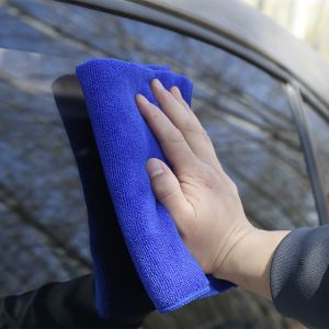 Quick Dry Reusable 30x30cm Soft Microfiber Cleaning Cloth Streak Free