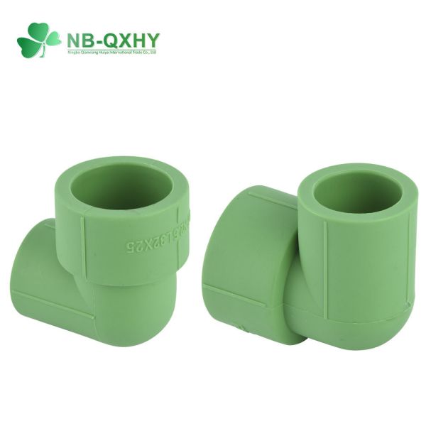 Quality PN20 Wall Thickness Injection PPR Pipe Fitting 90 Degree Elbow for Hot Water wholesale