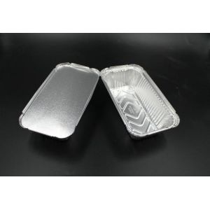 High Purity Foil Disposable Food Containers , Foil Catering Trays With Lids
