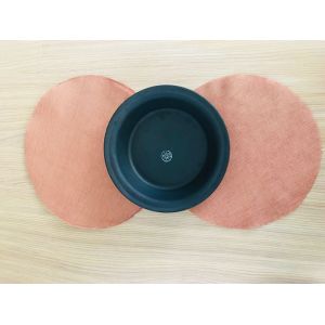 Polyester Fabric Reinforced Rubber Diaphragms In Membrane / Rubber Moulds