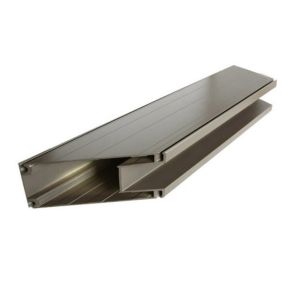 Construction 6063 Aluminium Channel Profiles 0.8-2.0mm Thickness