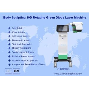 Vertical 10d Rotating Maxlipo Cold Laser Machine Loss Weight Knee Arthritis