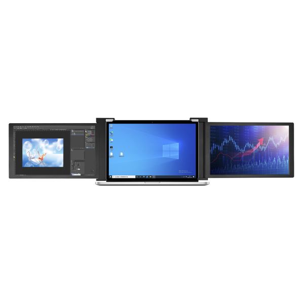 Quality 1980*1200 10.1" HDMI Portable Tri Screen Monitor 300cd wholesale
