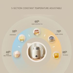 OEM Electric Cordless Tea Kettle Temperature Control With LED Display