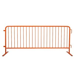 Cheap 8.5ft crowd control barrier flat steel base /power coated hot dipped galvanized for sale