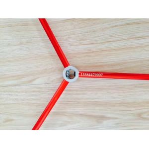 China Red and Green Color Anodized Aluminum Round Tube / Pipe Used For Tent on sale