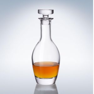 Custom Logo Glass Decanter Stopper for Beverage XO Glass Bottle Drinking Bottle