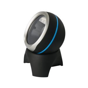 Omnidirectional Table Mounted Code Reader 2D Desktop Barcode Scanner With Display Screen