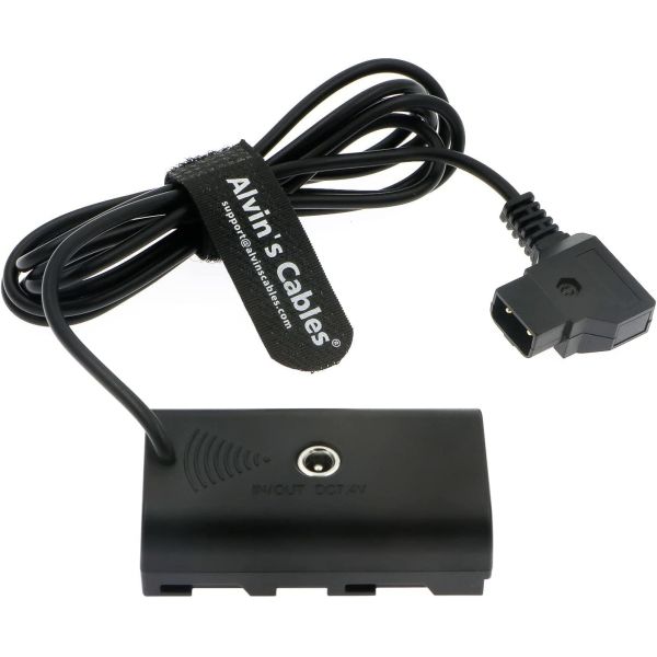 Alvin's Cables D-Tap To F550 Dummy Battery Power Cable For Sony NP-F550| F770|