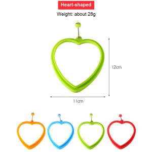 Odorless BPA Free Multiform Silicone Fried Egg Mold