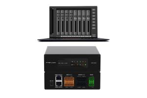 Cheap RS485 Control Dante Audio DSP , Mini Audio Interface With PoE Power Supply for sale