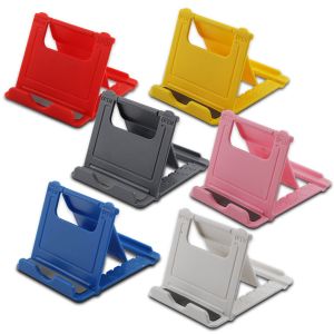 Adjustable Mobile Phone Bracket 8x7cm Double Folding Desktop Phone Stand