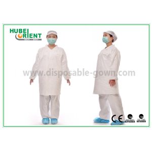 30G/M2 Tyvek Disposable Visitor Gown With Snap