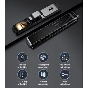 Tuya fully automatic facial recognition fingerprint lock with lock body
