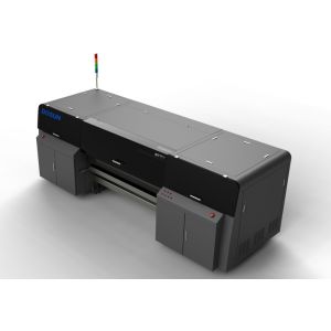 Belt Type Inkjet Textile Printers , Digital Textile Belt Printer With Powerful