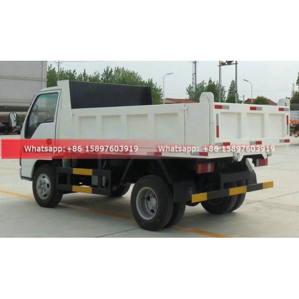 Philippines ISUZU NKR 4KB Small Light Dump Truck 5Tons 130HP Euro 5 Engine For Sales
