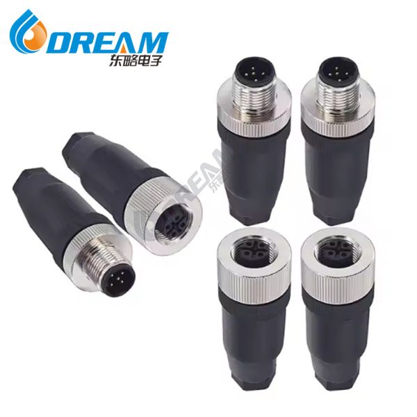 Aviation Connector Plug 5 Pin Thread Male Socket Panel Aviation Wire Connector