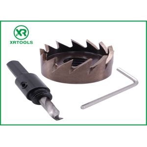 High Hardness HSS Hole Saw , Sharper Blade Universal Hole Saw For Stainless