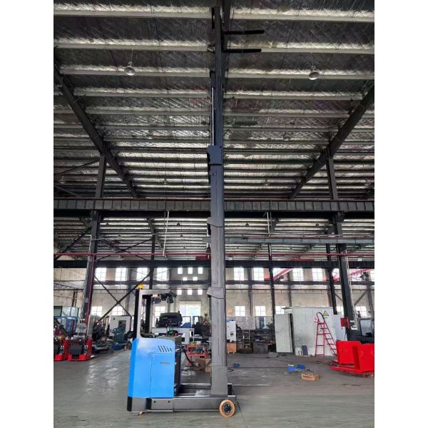 Quality Polyurethane Tire Type Electric Stacker Lifter with 2 Tons Rated Load and 13500 mm Height Increase wholesale