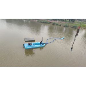Cleaning Blue Algae Salvage Boat River Removal Floating Ship
