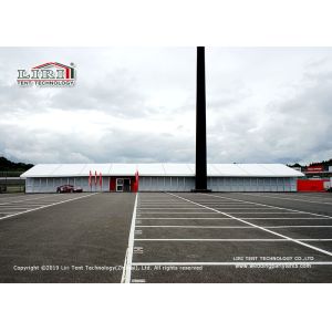 Cheap Large Arcum Tent 15x40m With ABS Panel Around And Luxury Inner Decoration For F1 Event for sale