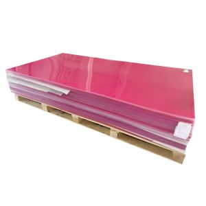 Diffuse Reflection Pastel Colorful Frosted Matte Yellow Acrylic PMMA Sheet Panel