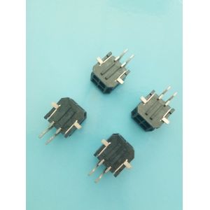 Cheap 3.0mm Pitch Auto Electrical Connectors Vertical SMT Wafer Connector Black Color for sale