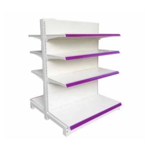 Factory custom metal shop racks gondola supermarket shelves