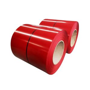 Red Color PPGI PPGL Sheet RAL Color Coated Steel Coil Pre Painted DX51D