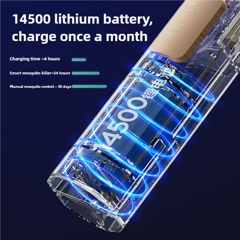 JZ UV Light 3000V High Power 2-in-1 Rechargeable Pest Control Fly Catcher Anti